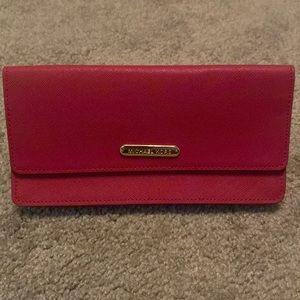 NWOT Michael Kors Red Crimson Clutch